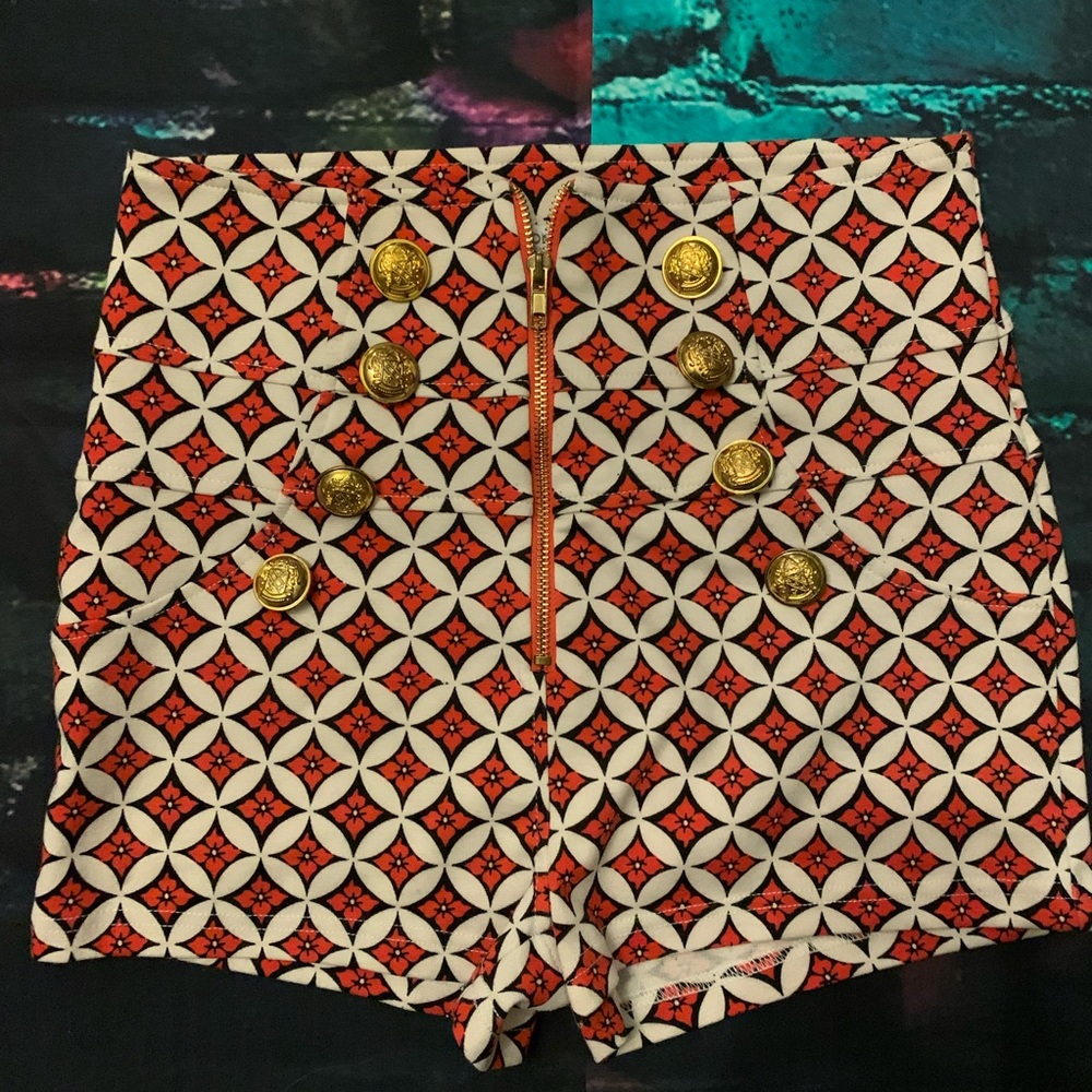 High waisted shorts